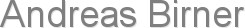 Andreas Birner